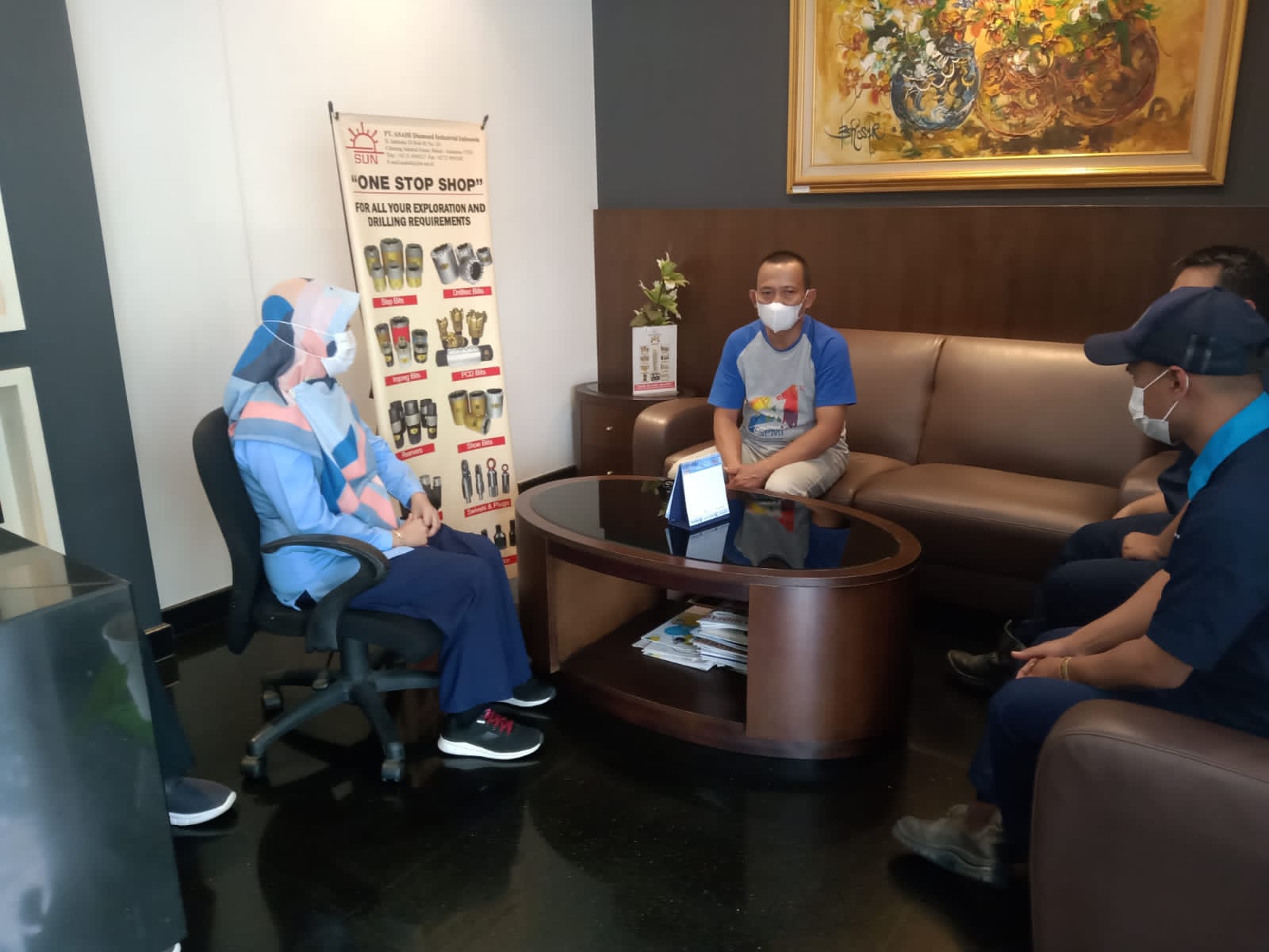 Ketua PC SPL FSPMI Bekasi Kunjungi PT. Asahi Diamond Jababeka