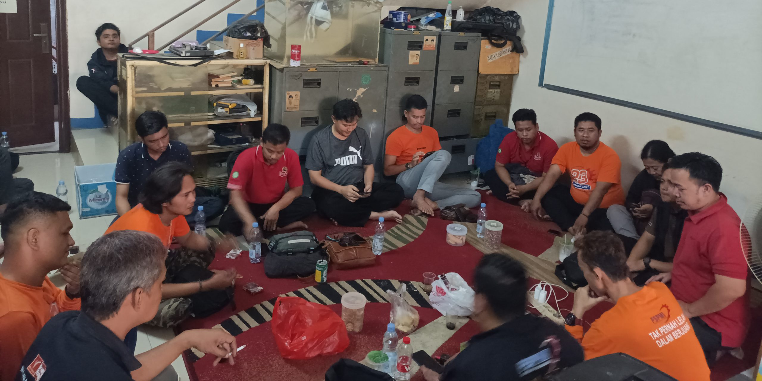 Rapat Teknis Aksi Mogok Kerja PUK Santos Di Support Dari PC SPA
