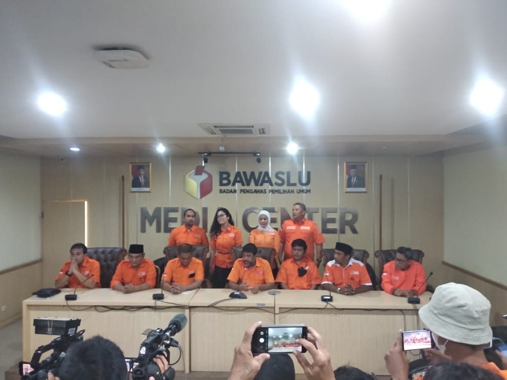 Lapor Dugaan Pelanggaran Pemilu, Said Iqbal Tiba di Kantor Bawaslu RI