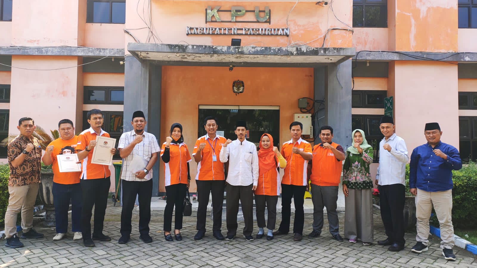 Audiensi Exco Partai Buruh Kabupaten Pasuruan Ke KPU Kab.Pasuruan : Partai Buruh Kab.Pasuruan Siap Menang Pemilu Tahun 2024