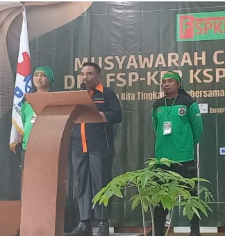 Ketua Umum FSP KEP KSPI Sunandar, S.H. Hadiri Muscab VII DPC FSP KEP Se-Kabupaten Bogor
