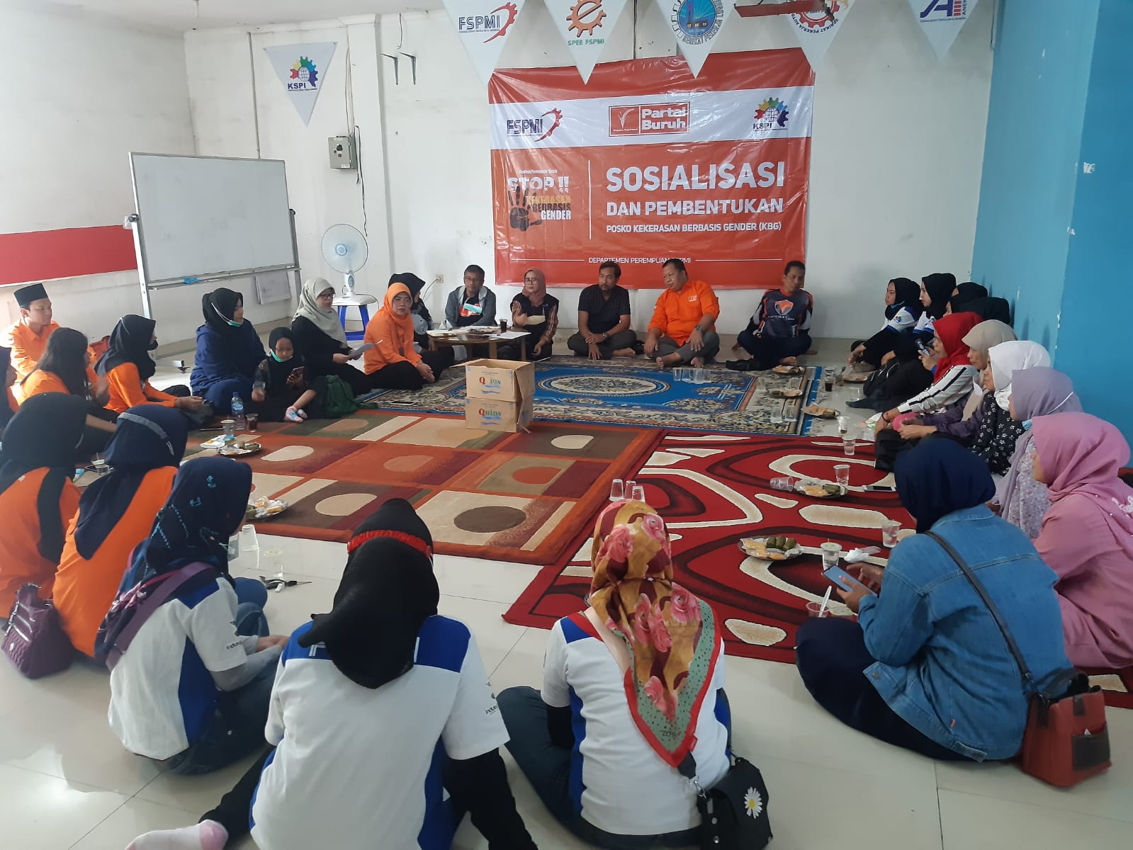 Departemen Perempuan DPP FSPMI Sosialisasikan dan Bentuk Posko Kekerasan Berbasis Gender di Bogor