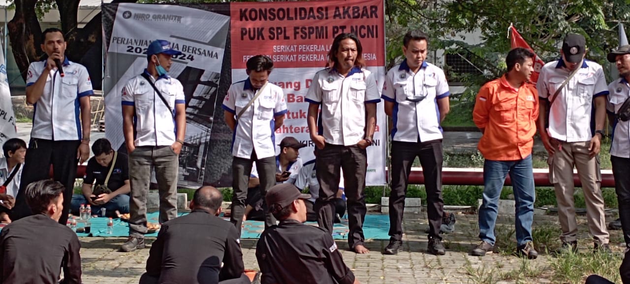 PUK SPL FSPMI PT. NCNI Adakan Konsolidasi Akbar