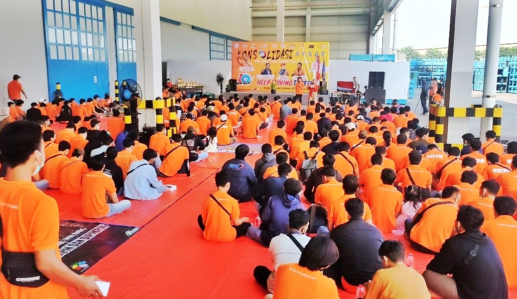 Peringati Satu Dekade, PUK SPAMK FSPMI PT. Namicoh Indonesia Adakan Konsolidasi