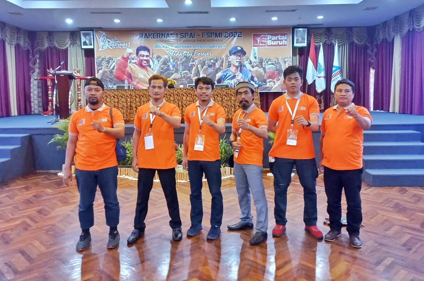 Perwakilan FSPMI Makassar Hadiri Rakernas SPAI di Semarang