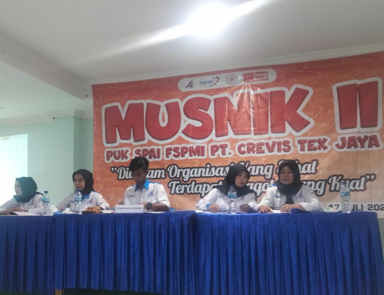 Musnik II PUK SPAI FSPMI PT Crevis Texjaya Subang