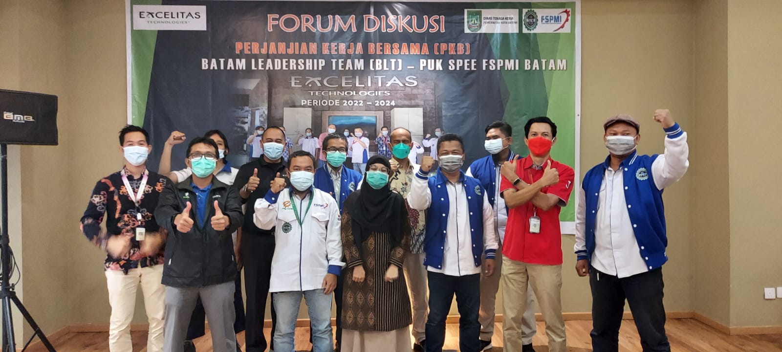 Tok, Pembaharuan PKB PT Excelitas Technologies Batam Selesai