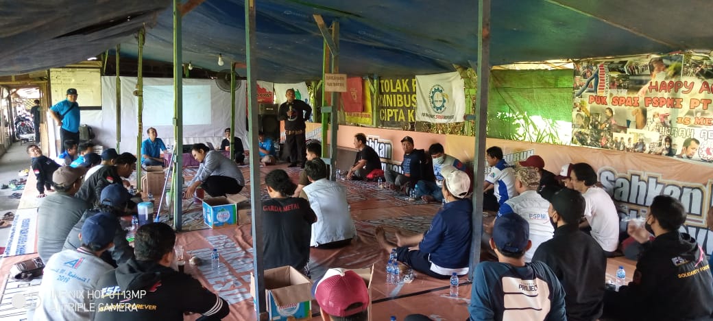 Konsolidasi Akbar PUK SPAI FSPMI PT. TTLC : Berjuang dan Bersyukur