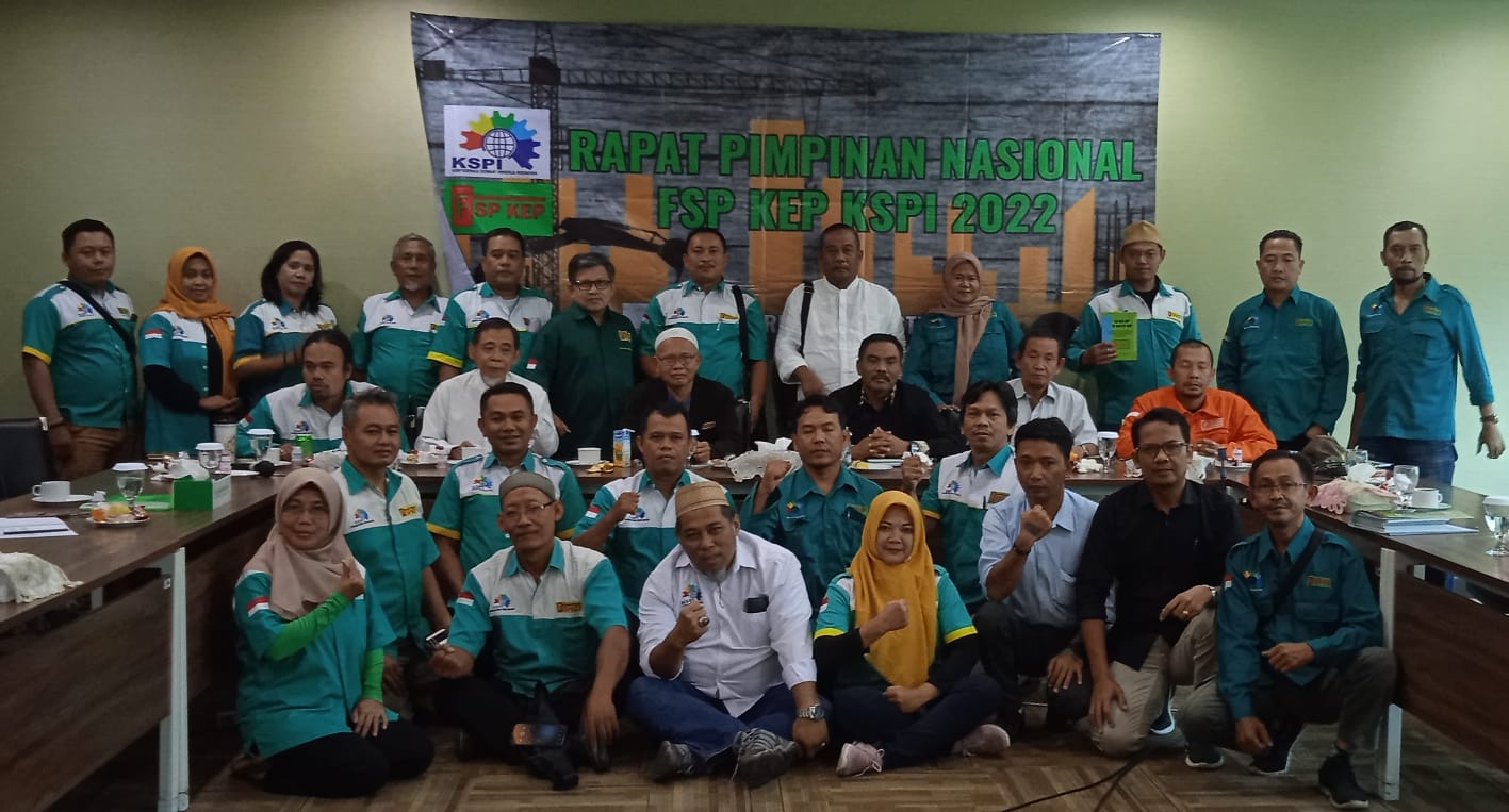 Rapat Pimpinan Nasional 2022 FSP KEP KSPI :  Kukuhkan dan lantik pengurus Lembaga Bantuan Hukum (LBH) KEP