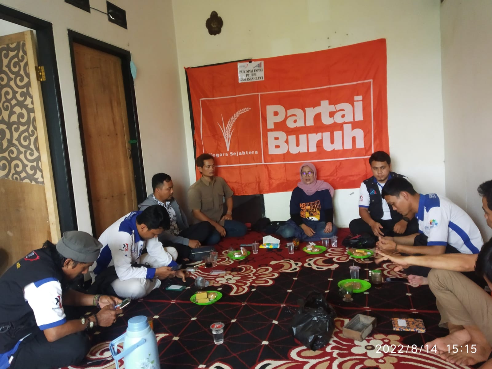 Konsolidasi Anggota PUK SPAI FSPMI PT. Dragon Product Indonesia Bogor