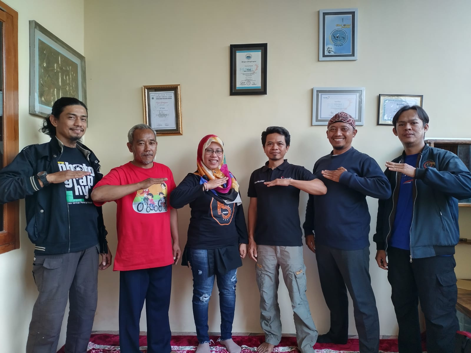 Persiapkan Pendidikan Dasar Media, Pengurus MP Bekasi Gelar Rapat Internal