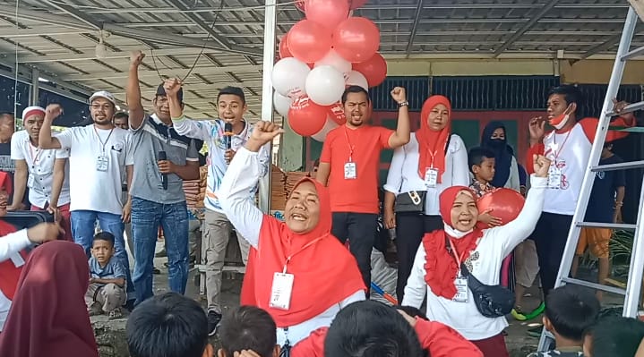 PKDP Pelalawan bersama Pemuda dan Masyarakat Pasar baru, Sukses Rayakan HUT RI 77 Tahun