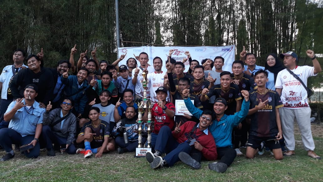 PUK FSPMI PT. Shinto Kogyo Indonesia Raih Juara Pertama Dalam Tournament Sepak Bola SPAMK FSPMI CUP 2022