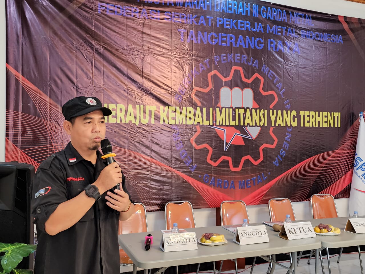 Pangkornas Garda Metal Hadiri Musda III Garda Metal Se Provinsi Banten