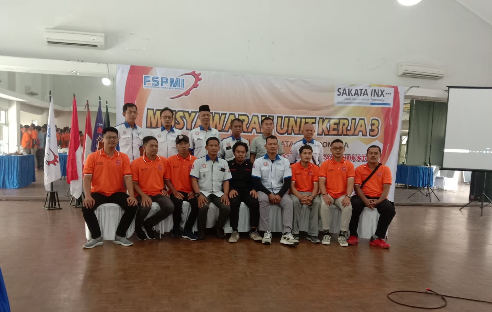 PUK SPAMK FSPMI PT. Sakata Inx Indonesia Gelar Musnik 3, Inilah Susunan Kepengurusannya