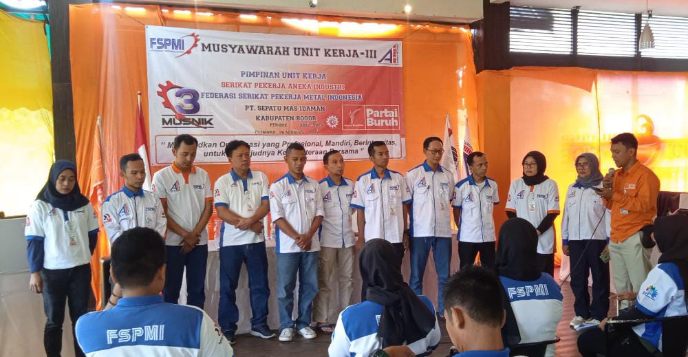 Inilah Pengurus PUK SPAI FSPMI PT. Sepatu Mas Idaman – BOGOR Periode 2022-2025