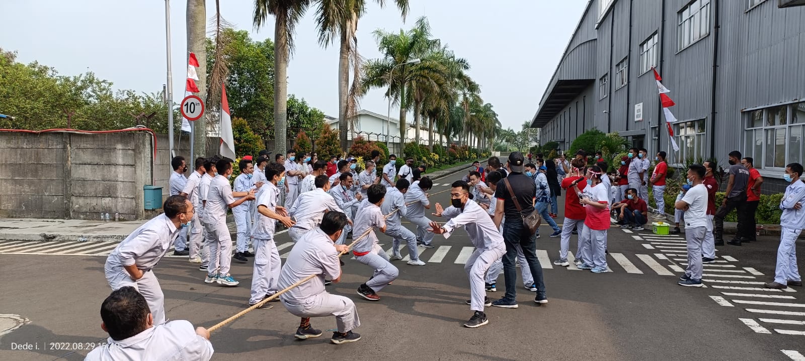 Kemeriahan HUT Kemerdekaan RI ke 77 di PT. Sokonindo Automobile