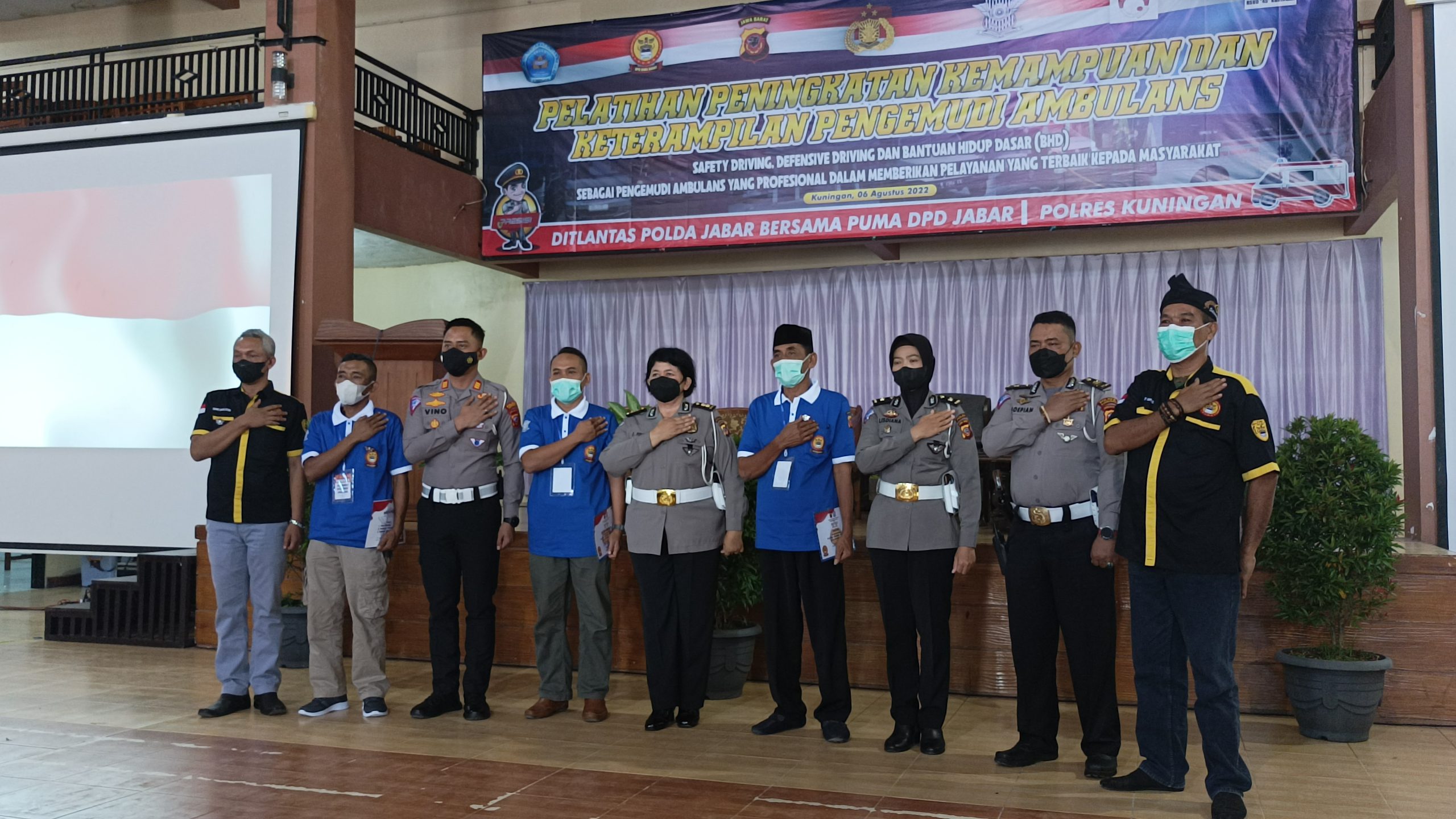 PUMA DPD Jawa Barat Gelar Pelatihan dan Peningkatan Kemampuan dan Keterampilan Pengemudi Ambulance