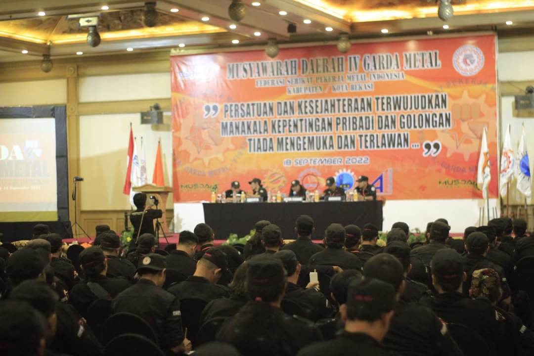 Garda Metal FSPMI Bekasi Gelar Musyawarah Daerah ke IV