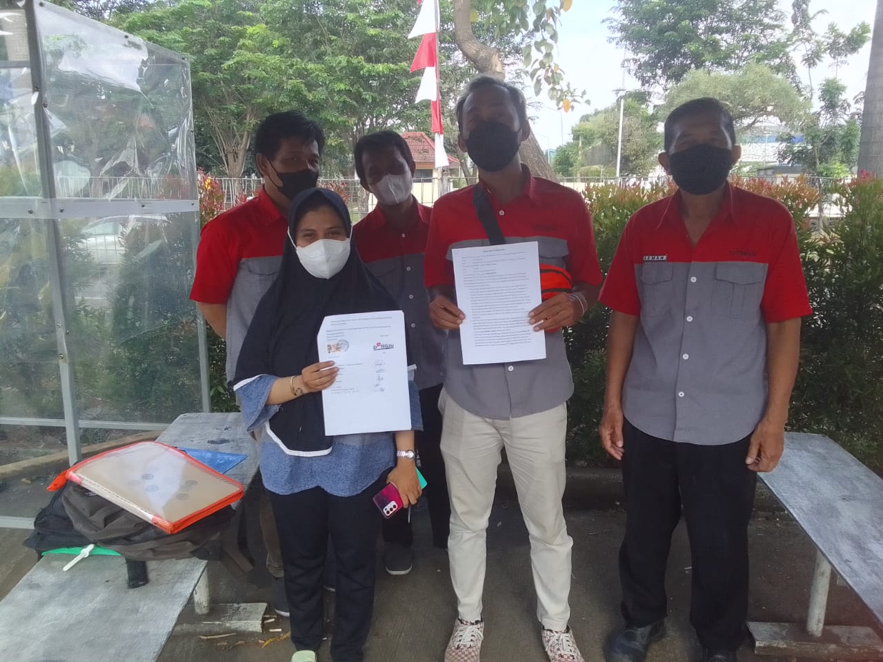 Sempat di PHK, Ketua PUK SPAI FSPMI PT. Dongju Raya Akhirnya Dipekerjakan Kembali