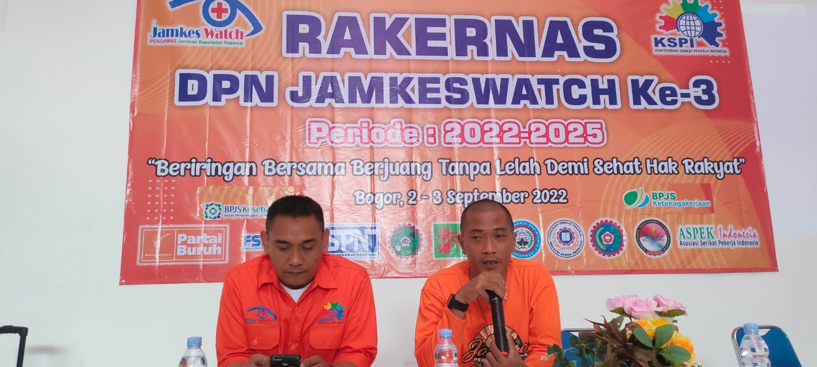 Rakernas 3 DPN Jamkeswatch KSPI : Beriringan Bersama Berjuang Tanpa Lelah Demi Sehat Hak Rakyat
