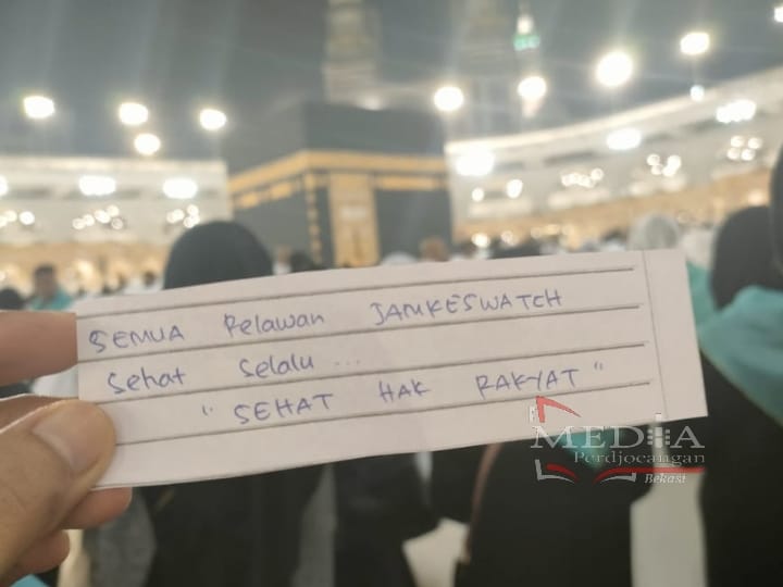 Doa Untuk Jamkeswatch di Depan Ka’bah