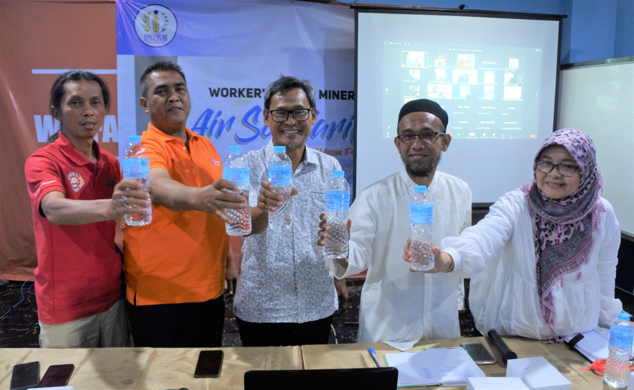 Sah, FSPMI Luncurkan Air Minum Merk Worker’s Mineral Water
