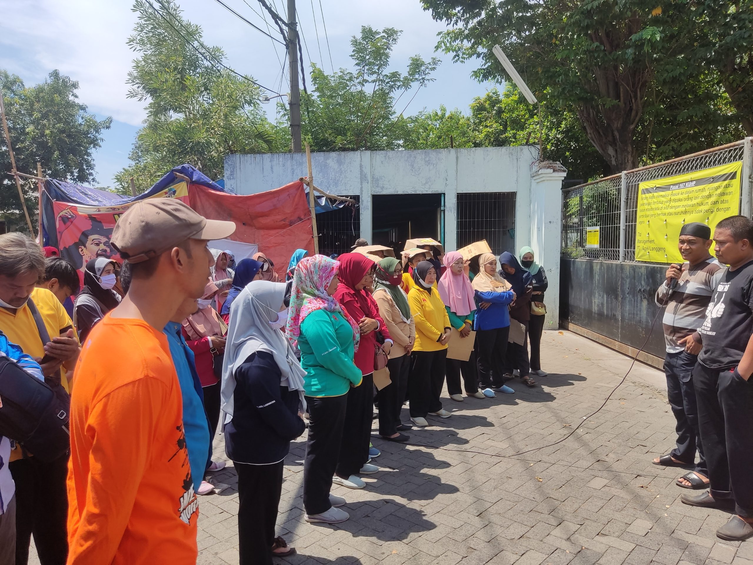 Selesaikan Kasus PHK 37 Karyawan, PUK SPAI PT. Agel Langgeng Adakan Konsolidasi Akbar