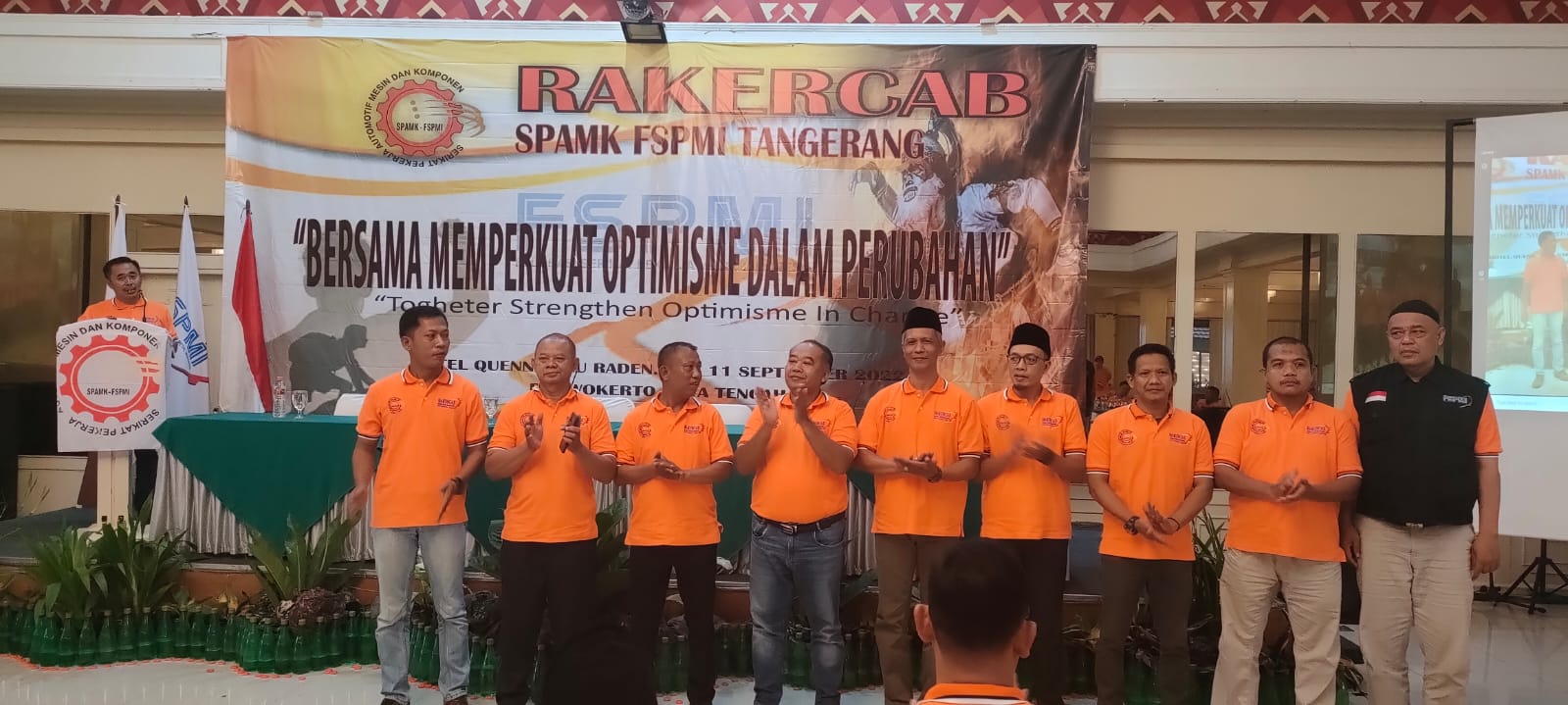 Rakercab 1 SPAMK FSPMI Tangerang Raya : Bersama Memperkuat Optimisme Dalam Perubahan