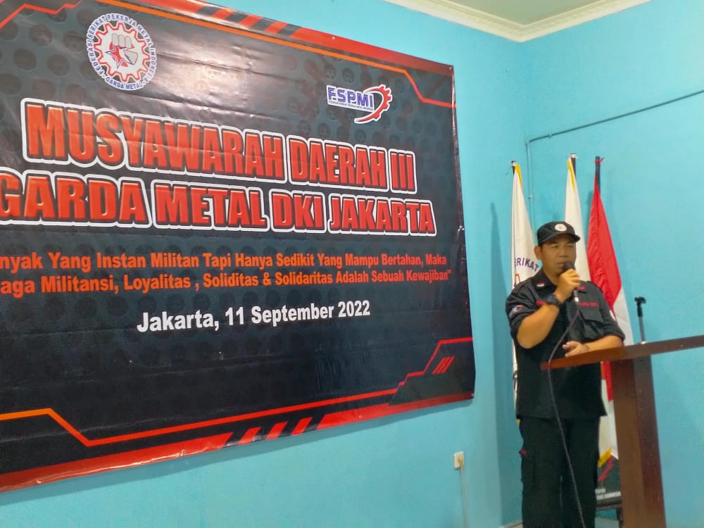 Hadir di Jakarta, Ini Pesan Pangkornas Dalam MUSDA III Garda Metal DKI