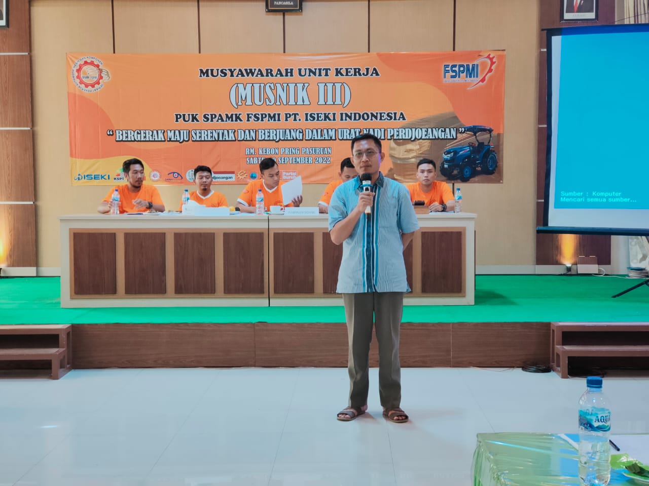 MUSNIK III PUK SPAMK FSPMI PT. ISEKI Indonesia : Bergerak Maju Serentak Dan Berjuang Dalam Urat Nadi Perdjoeangan