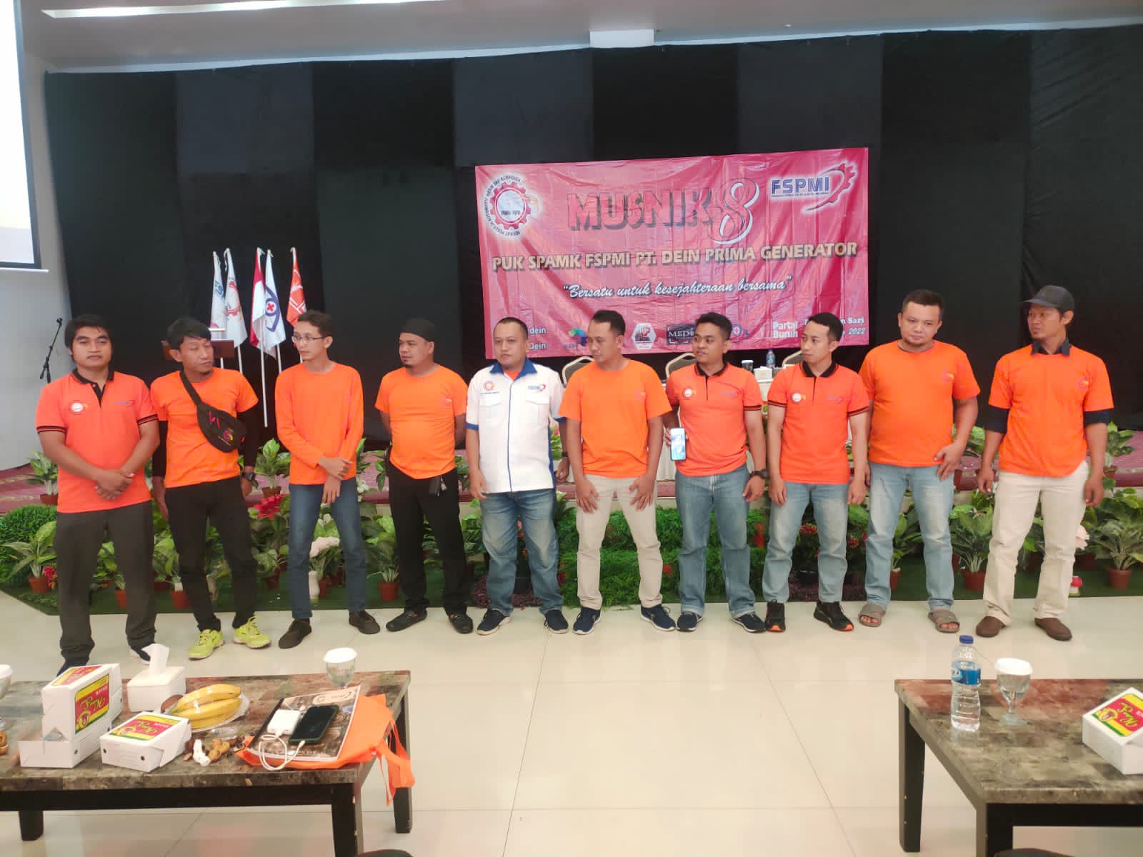 Susunan Pengurus PUK SPAMK FSPMI PT DEIN PRIMA GENERATOR Periode 2022 – 2025