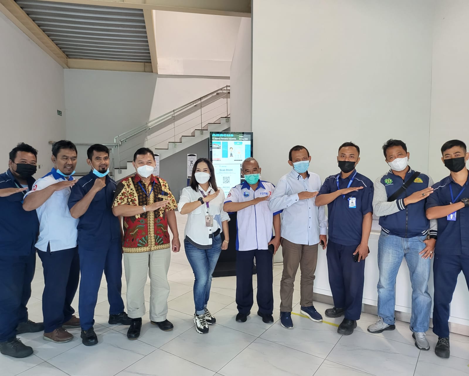 Upaya Jalin Komunikasi, PC SPL FSPMI Bekasi Adakan Kunjungan Kerja ke PT. Abacus