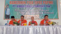 Rakernik 7 PUK SPEE FSPMI PT. Jembo Cable Company tbk : Berjuang dan Bergerak bersama Demi Kesejahteraan Bersama
