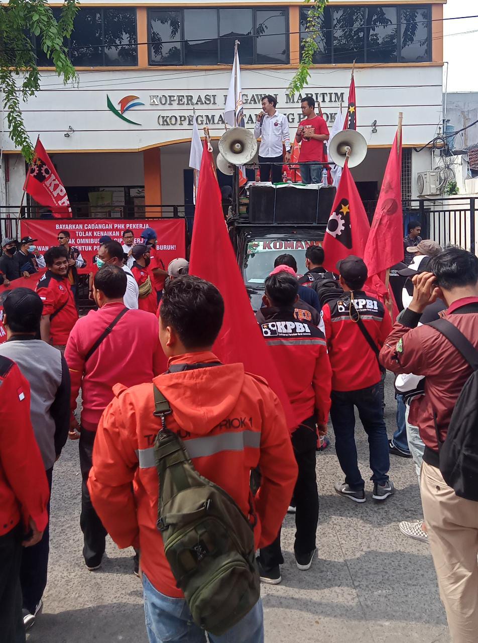 Buruh Pelabuhan : Kopegmar Tanjung Priok Harus Bayarkan Dana Cadangan PHK