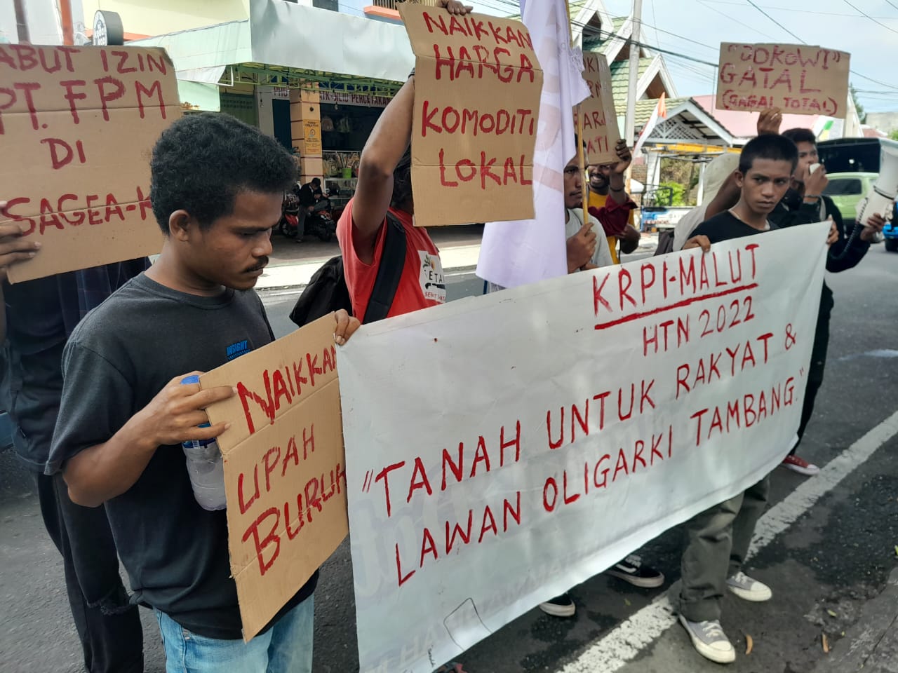 Aksi Komite Revolusi Pendidikan Indonesia (KRPI) Maluku Utara Peringati Hari Tani Nasional 2022 : Wujudkan Reforma Agraria Sejati