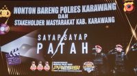 Nobar Film Sayap – Sayap Patah, Kapolres Karawang A.K.B.P Aldi Subartono, S.H., S.I.K., M.H Ajak Stakeholder Elemen Masyarakat
