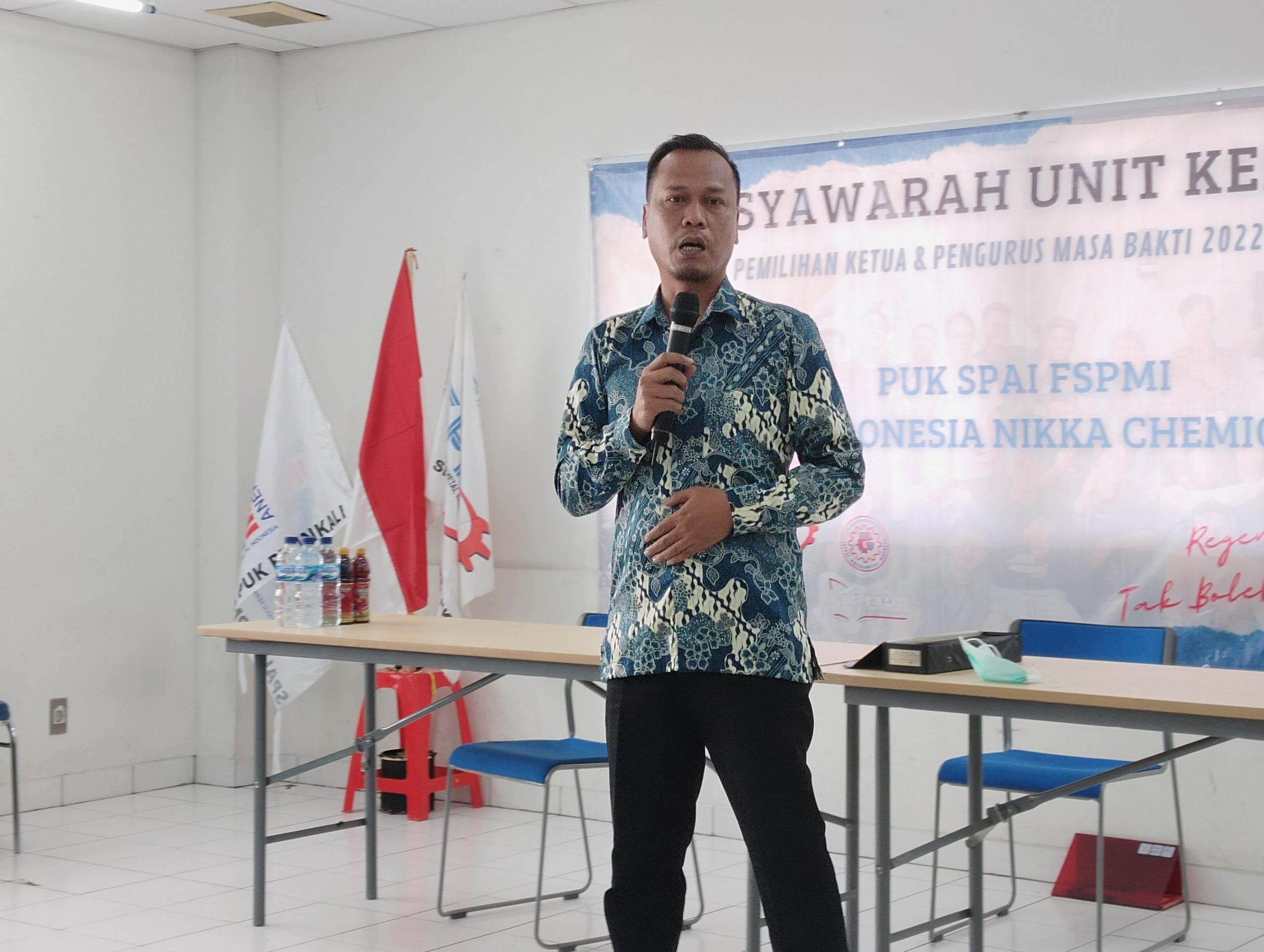 Musnik IV PUK SPAI FSPMI PT. Indonesia Nikka Chemical, Asmat Serum, S.H : Ciptakan Pemimpin Baru dan Tetap Bersinergi