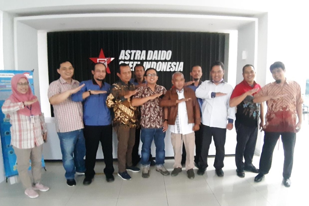 Sarino Adakan Kunjungan Kerja ke PUK SPL FSPMI PT. Astra Daido Steel Indonesia