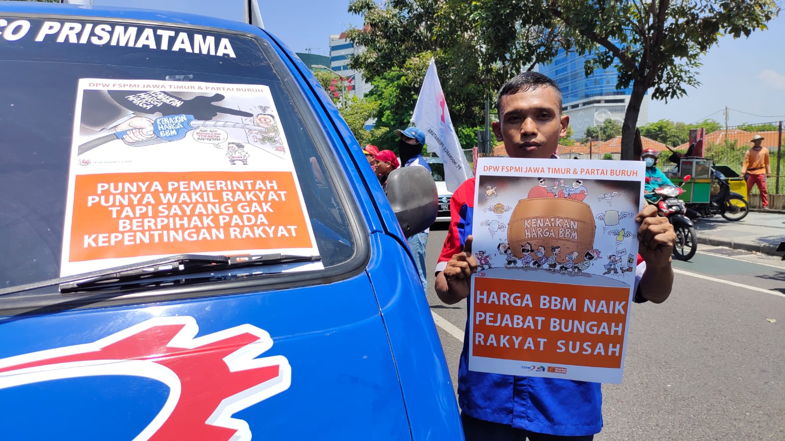 Buruh Hari Ini Demo Tolak Kenaikan BBM, Hindari Jalur Ini