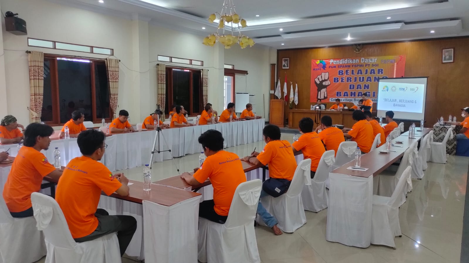 Pendidikan PUK SPAMK FSPMI PT. SGI : Ciptakan Kader Terbaik untuk Regenerasi Selanjutnya