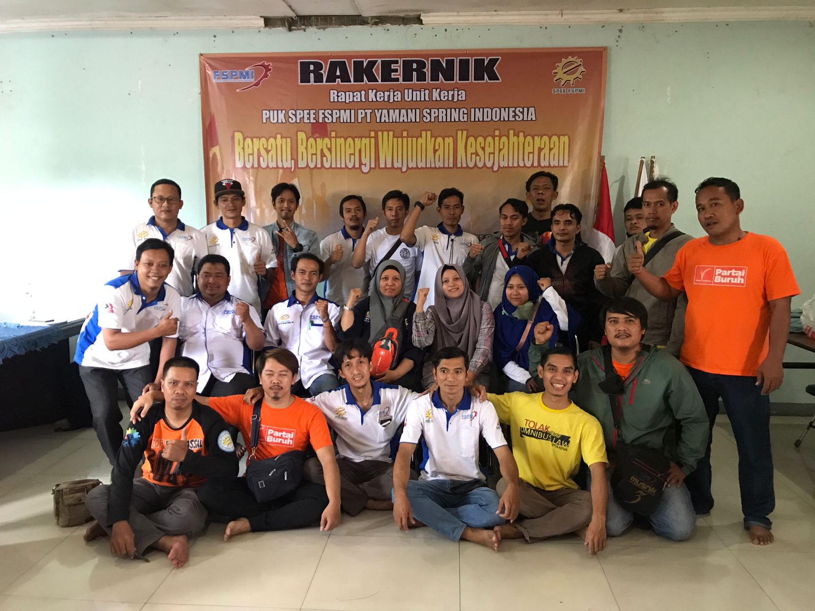 Jelang Musnik, PUK SPEE FSPMI Yamani Spring Indonesia Adakan Rakernik di Kantor KC Bekasi