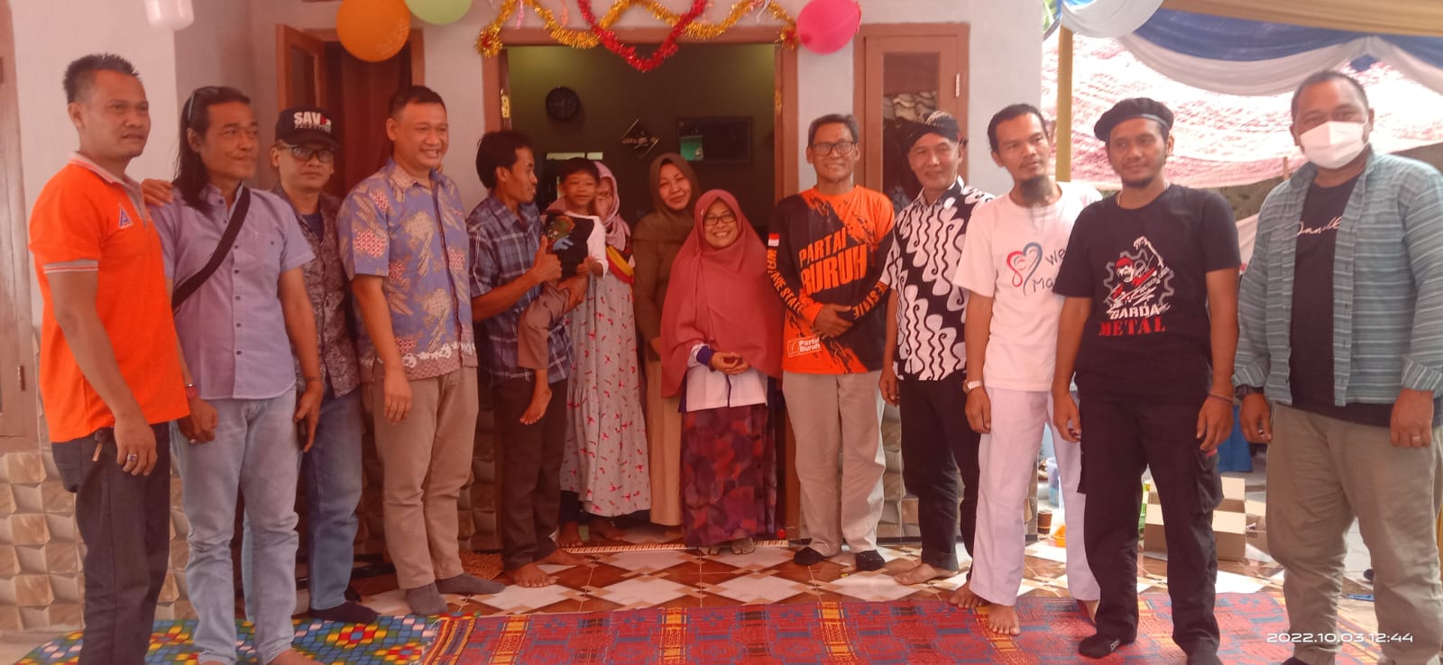 Hadiri Tasyakuran Rumah Ayo Bin Acu, Presiden FSPMI : Beginilah Cara Kita Berorganisasi