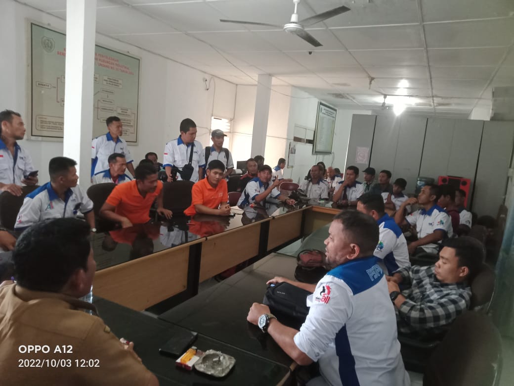 PC Dan PUK SPPK-FSPMI Se-Labuhanbatu Gelar Audiensi Dengan Disnaker
