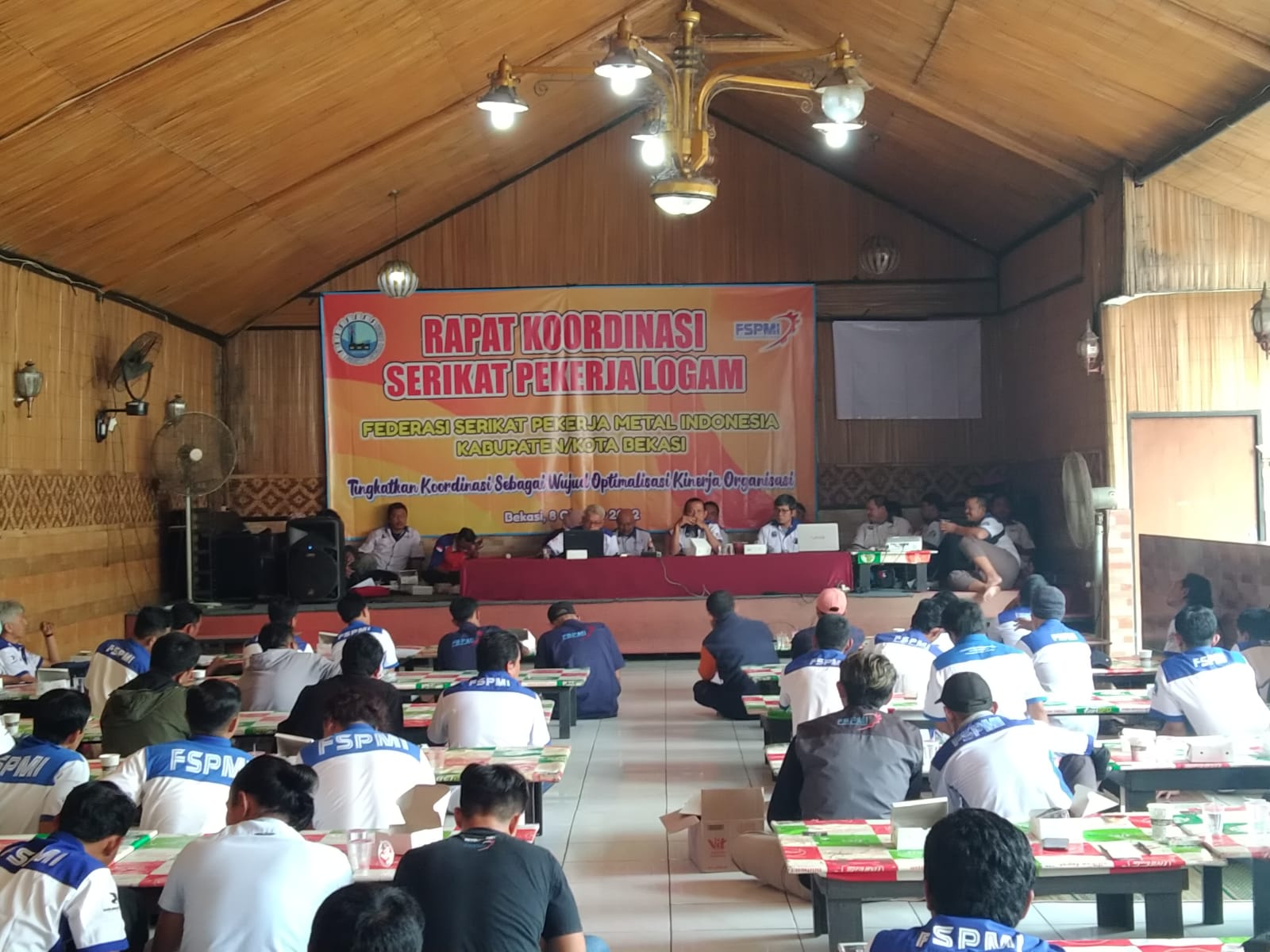 Upaya Optimalisasi Kinerja Organisasi, Serikat Pekerja Logam FSPMI Bekasi Adakan Rapat Koordinasi