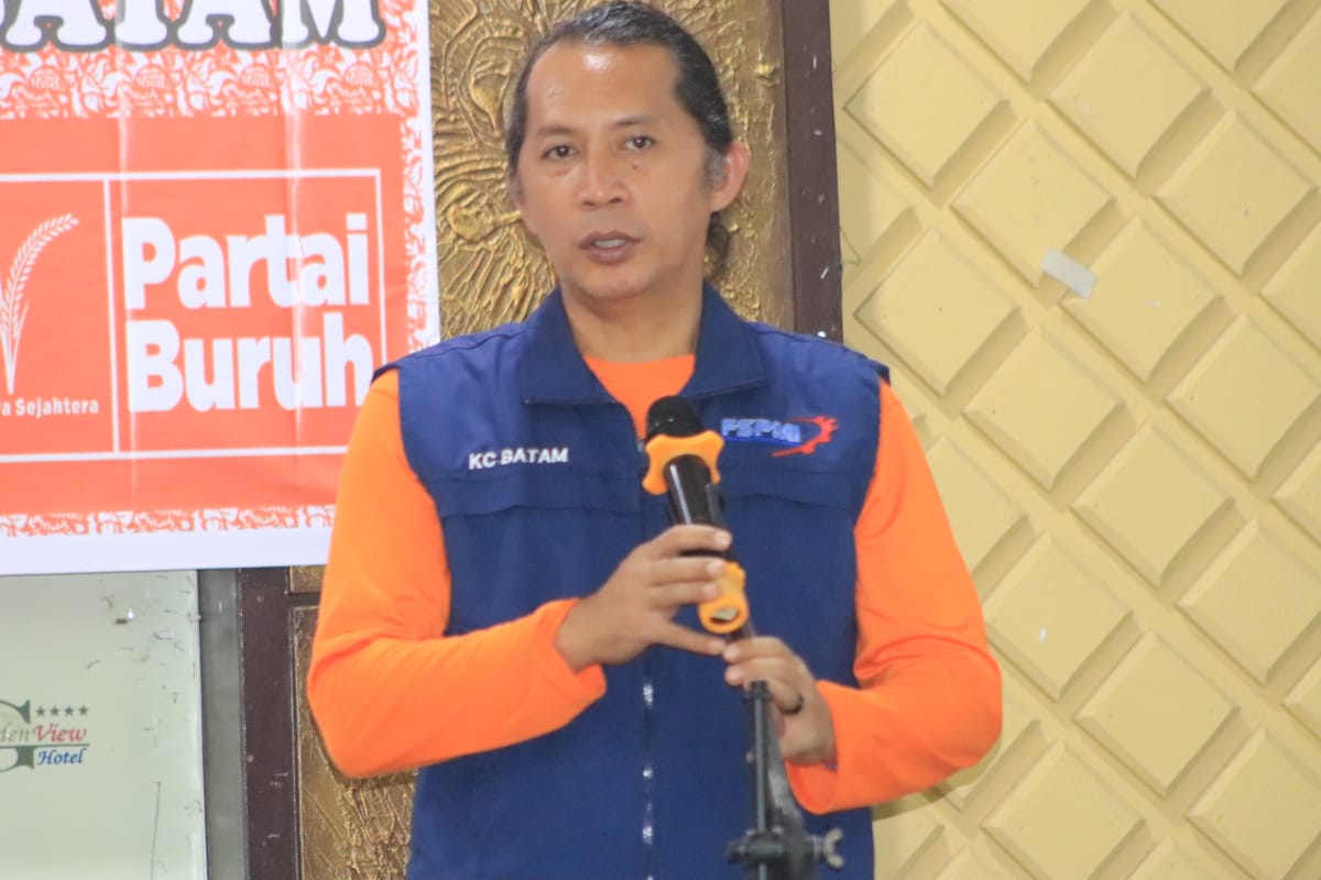 PC SPAI FSPMI Kota Batam Gelar Rakercab, Ini Pesan Ketua KC FSPMI Batam