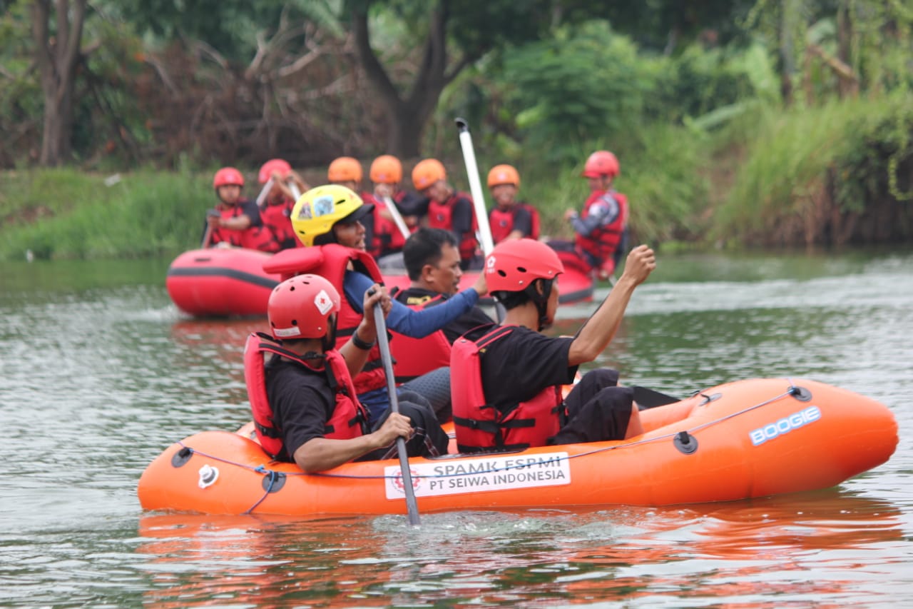 PUK SPAMK FSPMI PT. Seiwa Adakan Pelatihan Tanggap Bencana