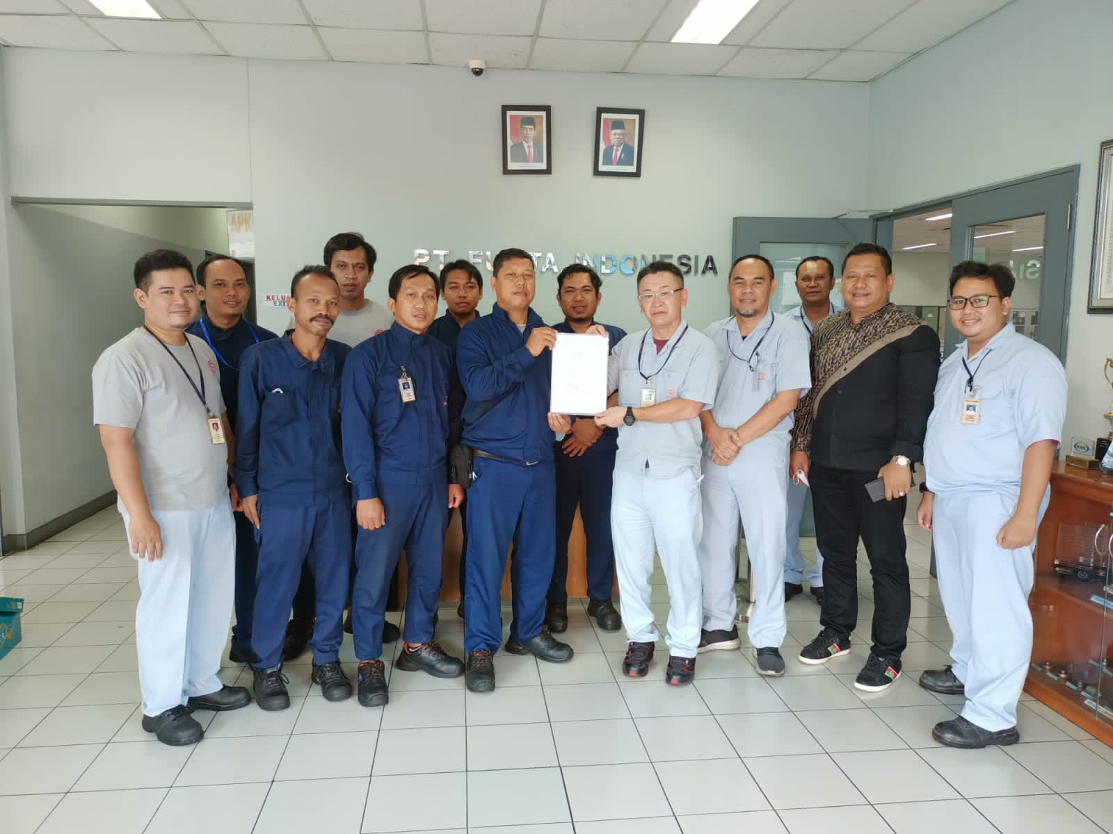 Management PT. Fujita  Indonesia Sepakati PKB Baru Tanpa Omnibus Law