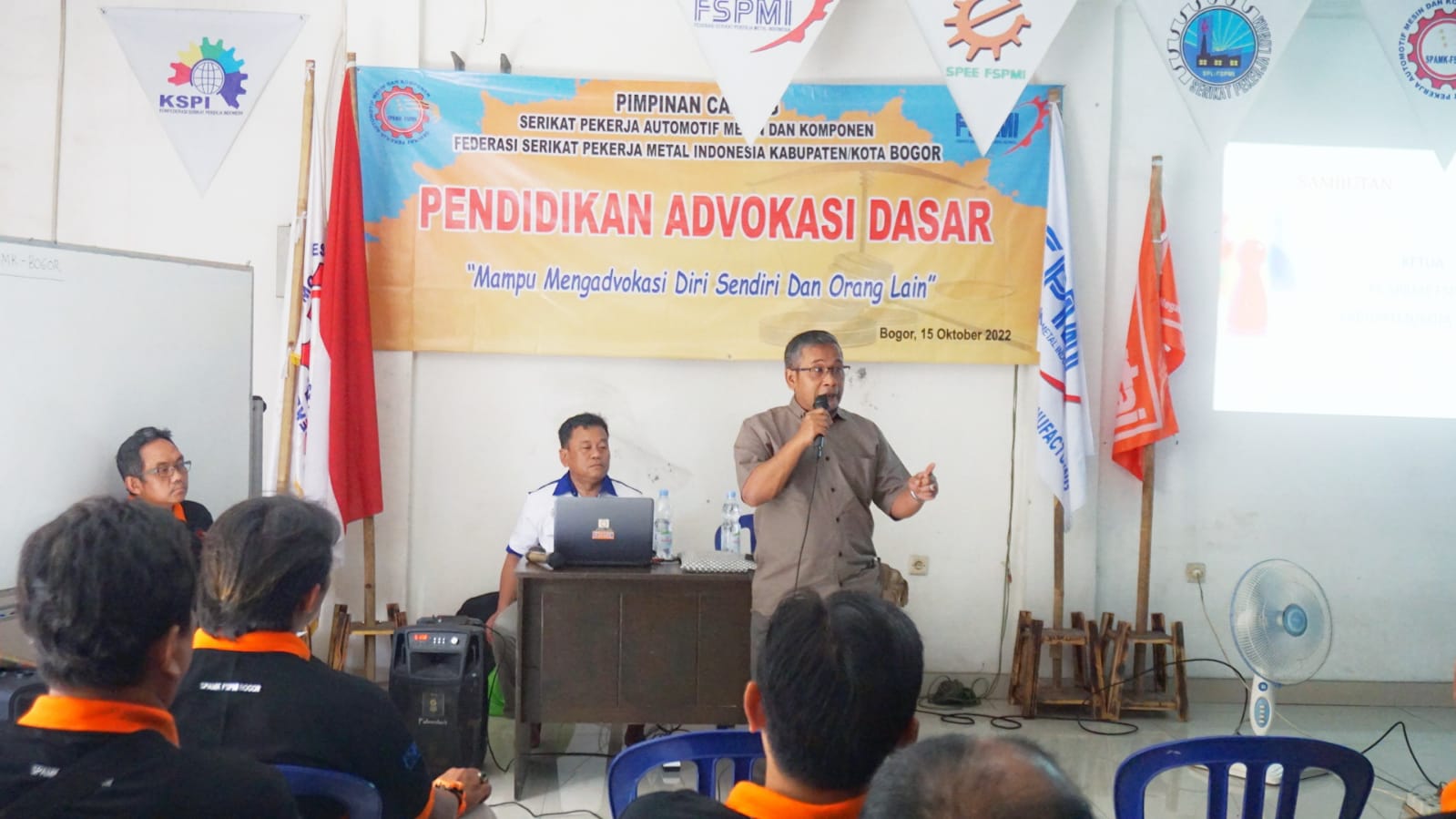 PC SPAMK FSPMI Bogor Gelar Pendidikan Advokasi Dasar