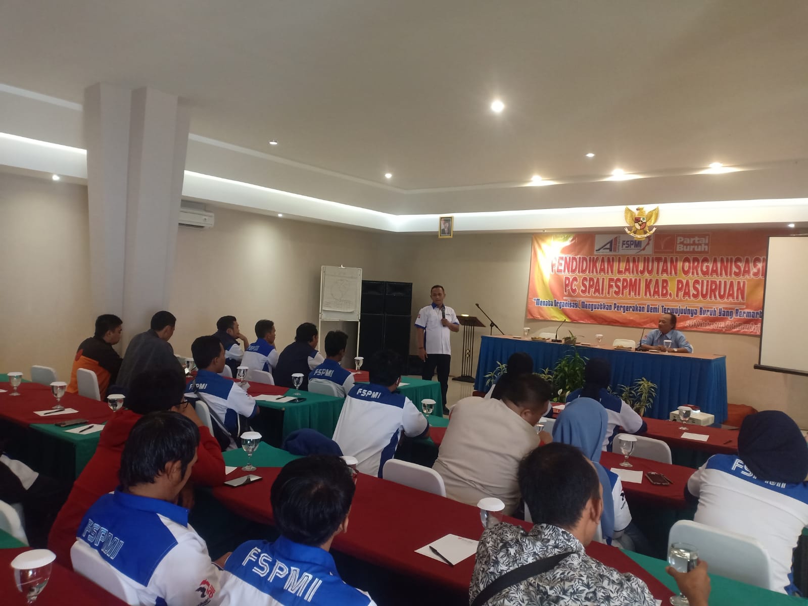 Se Kabupaten Pasuruan, SPAI FSPMI Gelar Pendidikan Lanjutan